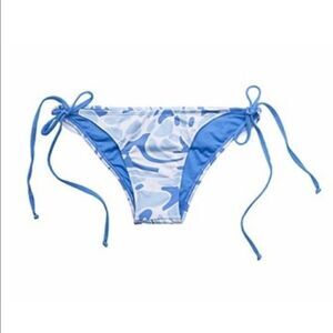 Indie Soul Jasmine Blue Camo Bikini Bottom NWT